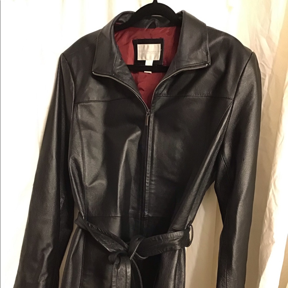 Leather Jacket Worthington Size XL